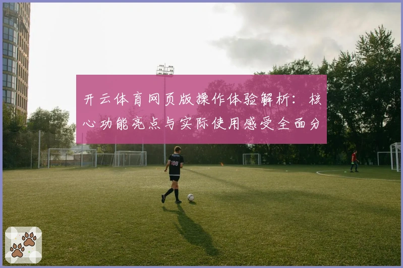 开云体育网页版操作体验解析：核心功能亮点与实际使用感受全面分享